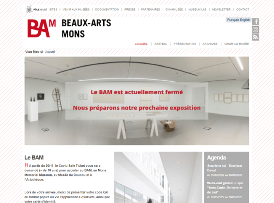 site web du bam