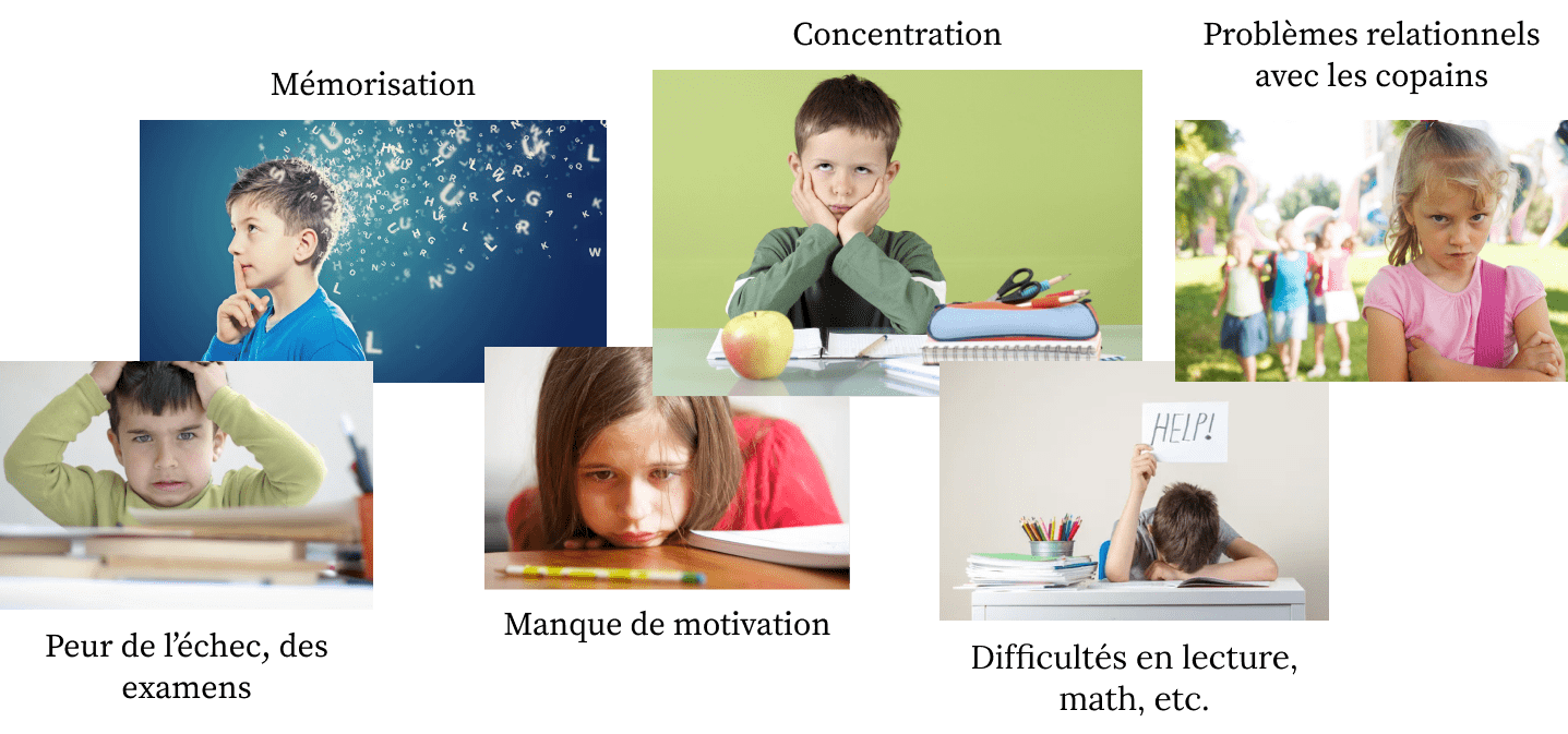 assemblage de photos d'enfants